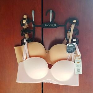 Brand new with tags Women's Two pack invisible edge comfort bras size 34 A